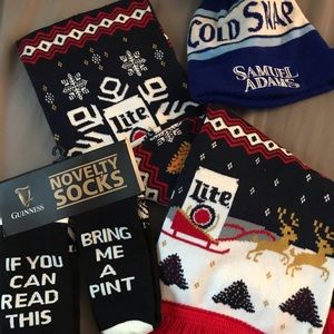 Beer Bundle! Scarf Hat Socks